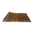 thumbnail image 2 of Ahgly Company Indoor Round Oriental Orange Industrial Area Rugs, 3' Round, 2 of 4