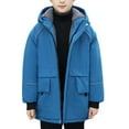 thumbnail image 2 of Mercatoo Children's Boys Winter Coat Heavyweight Fleece Lined Water-proof Thicken Parka Jacket with Hood, 2 of 9