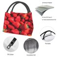 thumbnail image 4 of Balery Strawberry Red Bolsa de Aislamiento Portátil – Bolsa de Almuerzo con Forro de Aluminio Mejorado, Funda Impermeable y Fácil de Limpiar para Picnic y Caja de Almuerzo, 4 of 6