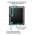 thumbnail image 7 of Tasse Verre 12x15 White Shadow Box (1-Pack) Frame w/ Linen - 8 Thumb Pins, 7 of 7