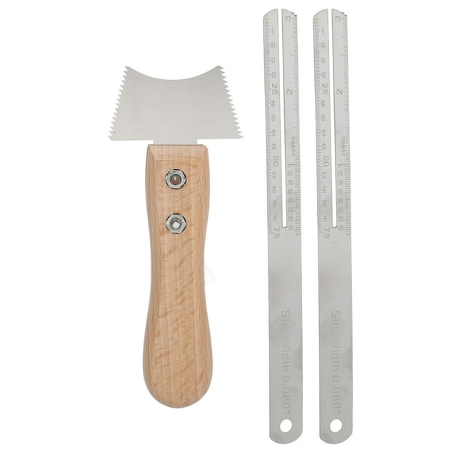 Oubit Guitar Luthier Tool Kit,Guitar Fretboard Groove Replace Guitar Fingerboard Groove Maintainance Tool Guitar Fret Groove Repair Tool Expertly Crafted