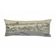 thumbnail image 6 of 35" White New Orleans Daylight Skyline Lumbar Decorative Pillow, 6 of 6