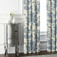 thumbnail image 3 of Bouclair Blue Pinch Pleat Drapery Panel - Pair 20"x120", 3 of 5