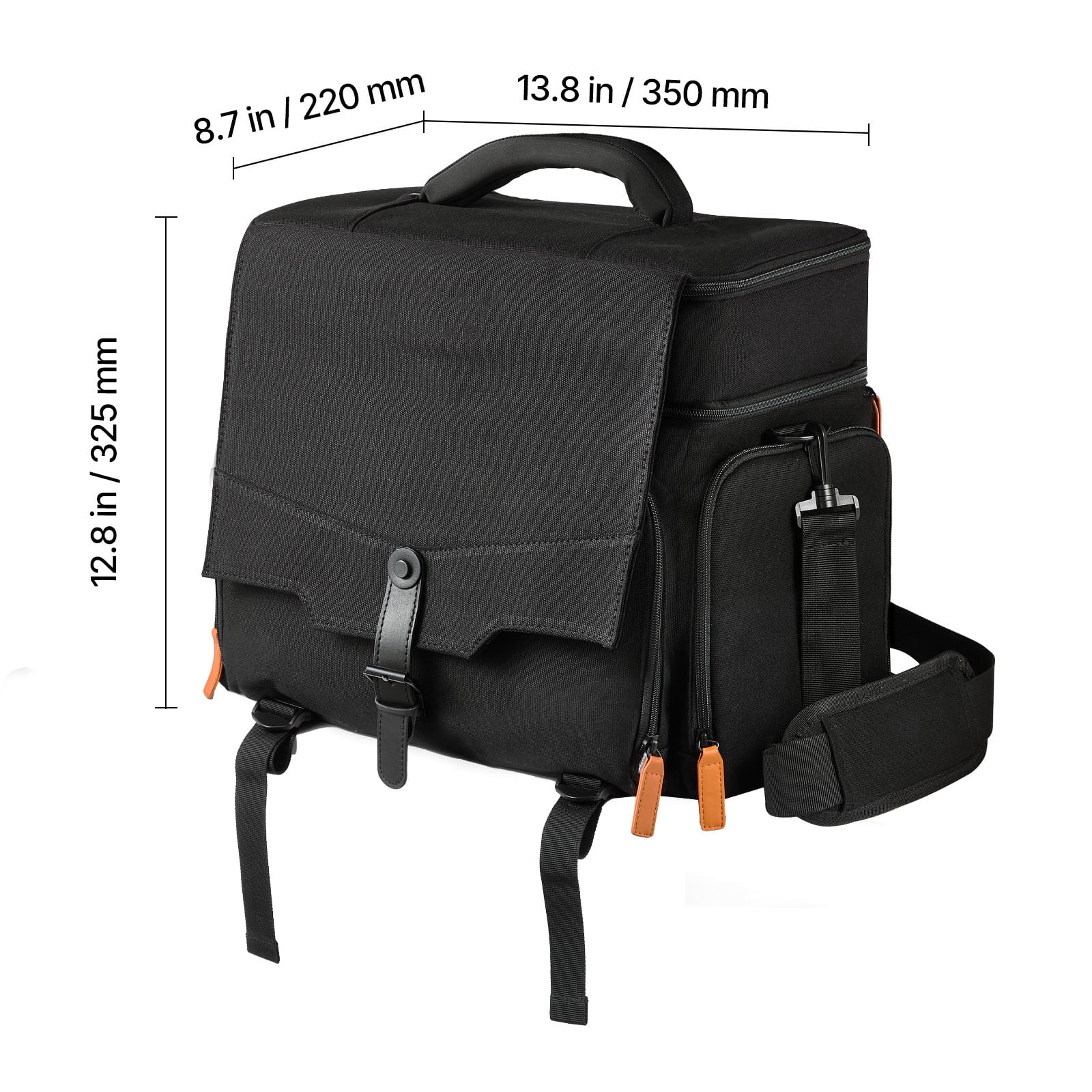 KFFKFF Miniature Storage and Transport Bag, Holds 16 Infantry Figures, Carrying Case with Handle & Adjustable Shoulder Strap, Includes Foam Layer for Ample Storage (Figures Not Included)