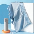 thumbnail image 4 of IAJDKMEK Men's Boxer Briefs - Mesh Breathable Underwear for Men, Mid-Rise Comfort Mens Underwear, Ventilated Boxer Briefs for Daily Wear,Light Blue 4XL, 4 of 7