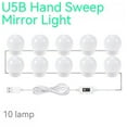 thumbnail image 1 of Led Makeup Mirror Lights Waterproof Dimmable High Brightness Eye Caring Infrared Sensor Vanity Mirror Lights, 1 of 8