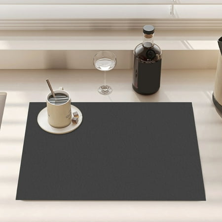 

Fufafayo Today Deals Coffee Machine Drip Mat Non-Slip Quick Drying Drip Mat Tableware Fast Drying Super Absorbent Mat