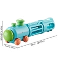 thumbnail image 3 of Small Train Water Spray Toy Cartoon Handheld Pull-out Engineering Vehicle for Summer Outdoor Beach Pool Party Play in Blue, 3 of 3