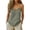 a Green, variant on Lindreshi Tank Tops for Women Plus Size Women Summer Loose Button V Neck Cami Tank Tops Vest Blouse