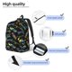 thumbnail image 3 of Balery Colorful Skateboard Mochila Clásica Impresa Básica para Viaje, Mochila Escolar Resistente al Agua, Mochila de Lona con Correas Ajustables-Medium, 3 of 5