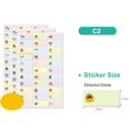 thumbnail image 1 of Pegatinas impermeables personalizadas para niños, etiqueta con nombre de piezas, papelería escolar, botella de agua, lápiz, Kawai, 120, 1 of 4