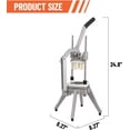 thumbnail image 3 of Bingirl Commercial Vegetable Chopper With Replacement Blades -Stainless Steel French Fry Cutter, Potato Dicer, Vegetable & Fruit Slicer,for Restaurants & Home Kitchen,with a 6-wedge slicer, 3 of 7