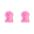 thumbnail image 3 of Wosthever Molde de silicona de dibujos animados para boda, fiesta, café, pastel, molde para hornear, Fondant casero, postre, herramienta de Rosa tipo 4 2piezas, 3 of 6