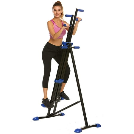 V.I.P. Indoor Folding Vertical Climber Stepper Machine 350 Lbs. Max Load Full Body Cardio Workout Training Home Gym Exercise Fitness Machine