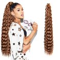 thumbnail image 2 of LHWEN 20 Inch Deep Curly Weave Bundles 10A Brazilian Virgin Human Hair Wet and Wavy Unprocessed Human Hair Double Weft Soft Silky No Shedding 3 Bundles Full Head Natural Shiny 12-30 Inch Available, 2 of 6
