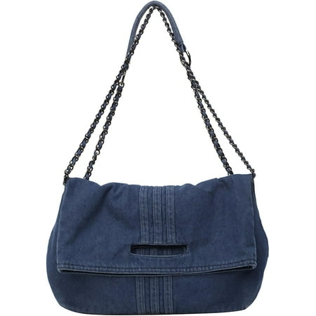 DanceeMangoos Denim Purse for Women Jean Purses Tote Bag for Women Handbags Work Bags Women Shoulder Bag Crossbody Bags for Women
