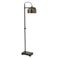 thumbnail image 4 of Bowery Hill Contemporary Industrial Floor Lamp in Antique Brass, 4 of 8