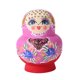thumbnail image 2 of Muñecas rusas de anidación cuerno niña madera pintada a mano Matryoshka niños juguete Likrtyny juguetes de los niños, 2 of 9