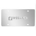 thumbnail image 2 of Ford F-150 2015 up 3D Logo Mirror Chrome Stainless Steel License Plate, 2 of 5