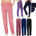 thumbnail image 4 of Women's Sweatpants Causal Workout Cotton Jogger Lounge Trousers with Pocket For Daily Wear Work Sport Shopping Travel, 4 of 8