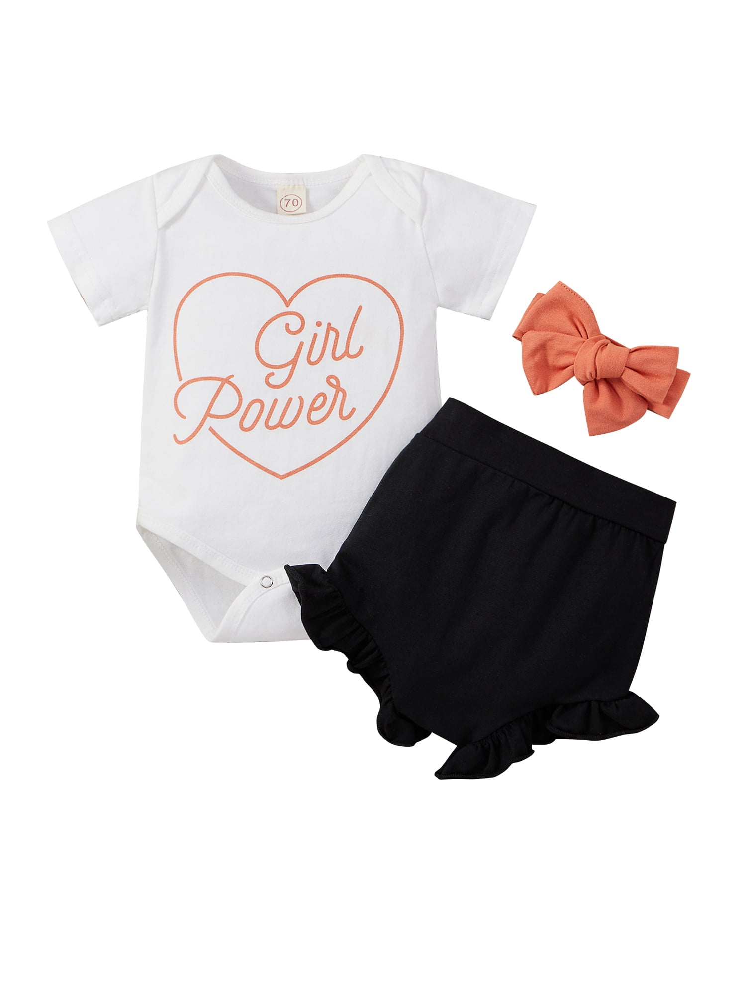 Newborn Newborn Baby Girl Clothes Toddler Girl Long Sleeve Romper Tops Printed Pants Infant Girl Outfit Sets