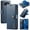 Blue, variant on for Google Pixel 10a Case, PU Leather Detachable Vintage Wallet Flip Magnetic Closure Drop Protective Slim Phone Case Cover for Google Pixel 10a with Card Holder - Black