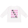 thumbnail image 3 of Inktastic Hope Breast Cancer Awareness Boys or Girls Long Sleeve Toddler T-Shirt, 3 of 5