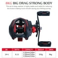 thumbnail image 4 of High Speed 8.1:1 Gear Ratio Baitcast Fishing Reel 19+1 Ball Bearings Baitcasting Fishing Reel Baitcaster Tackle, 4 of 6