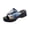 Blue, variant on Women's Wedge Sandals Platform Slides Comfortable Lightweight One Strap Summer Slippers Denim Button Breathable Cushioned Thick Sole Casual Beach Shoes Black 10 Wide