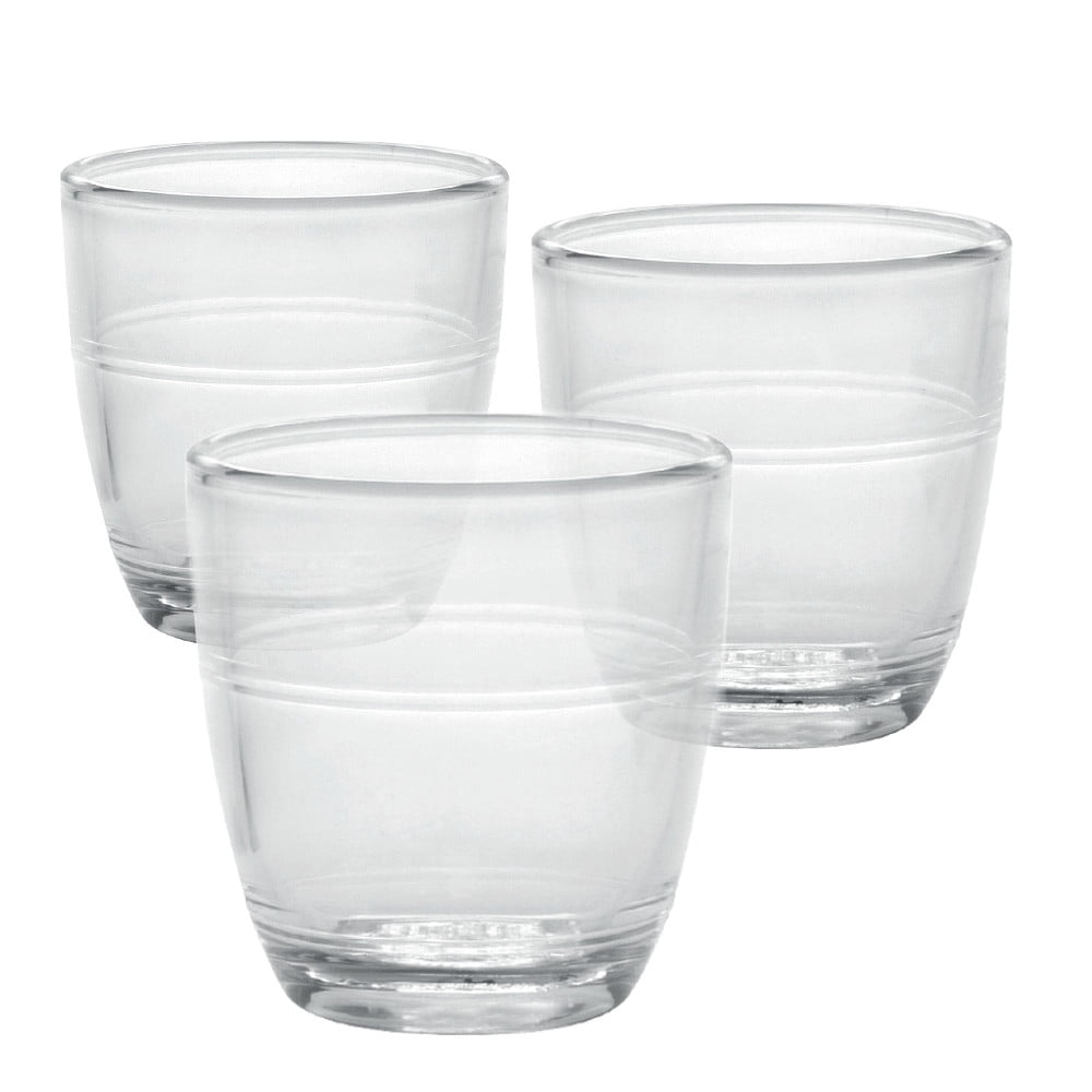 Duralex Gigogne Glass 3.1 Ounce Tumbler, Set of 6