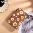thumbnail image 6 of Wrangler Women's Bifold Wallet with Zipper, ID Window & Card Holder – Stylish and Functional, Brown, 6 of 6