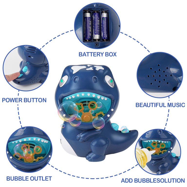 VERSDITAS Automatic Gatling Bubble Gun,That Produces Thousands of Bubbles per Minute, Suitable for Children and Adults and Perfect for Indoor and Outdoor Birthday Parties for Girl Boy : Toys & Games