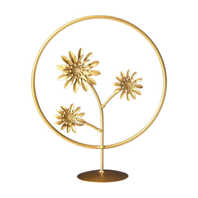 Adornos de hojas de hierro para salas de estar, vitrinas, recibidores, escritorios, decoración del hogar, artesanías de metal.