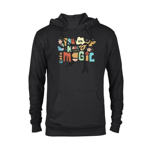 Disney Princess You are Made of Magic Jasmine & Cinderella - Pullover Hoodie for Adults - Customized-Black