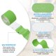 thumbnail image 3 of Cinta de Kinesiología Uxcell, Cintas Adhesivas de Algodón para Soporte Muscular Deportivo, Cinta Elástica Impermeable para Rodilla, Tobillo, Muñeca, Hombro Verde/Azul/Púrpura/Café, 3 of 7