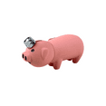 thumbnail image 3 of 1 Pig Refillable Dual Butane double flame Lighter Cute Piggy Novelty Gift Idea for man’s Birthday  Christmas, 3 of 9