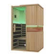 thumbnail image 4 of Blisspod 2-Person Full Spectrum Sauna Hemlock Low EMF, 6 Far Infrared & Red Heater & Chromotherapy, 4 of 9