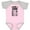 Pink and Heather, variant on Inktastic Level 1 Human Boys or Girls Baby Bodysuit