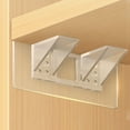 thumbnail image 4 of 10x Shelf Support Holders Wall-mounted WardrobeRacks Punch Free Strong Triangle, 4 of 6