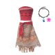 thumbnail image 1 of Disney Little Girls Moana Princess Dresses Costumes Cosplay Toddler Dress Vaiana Clothes Party for 3 6 8 10 Yrs Girl Outfit GiftTag 110cm (4T) Gao Jinjia LED, 1 of 2