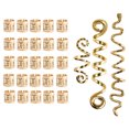 thumbnail image 4 of NUOLUX 28Ud Anillos Y Puños De Dorados Para Braids Accesorios Para Decoraciones, 4 of 8