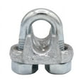 thumbnail image 2 of (10 Pack)1/4" Forged Wire Rope Clamp for Stainless Steel Wire Rope - Galvanized U Bolt Wire Rope Turn Back 4.75" Cable Clips for Metal Fence, Antenna, Clothesline, Rigging Hardware, Cage, 2 of 8