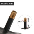 thumbnail image 3 of Unique Bargains 3 Pcs 20 inch Bike Inner Tube Rubber 31mm Long Straight Valve Bicycle MTB Inner Tire Tubes 20*1.75/1.95, 3 of 6