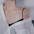 thumbnail image 3 of Y Shaped Lariat Necklace Plated, 3 of 5