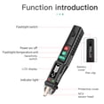 thumbnail image 2 of Mastfuyi FY18D Probador de voltaje CA sin contacto con doble rango 12V-1000V / 48V-1000V Multifunció Mastfuyi Probador de voltaje, 2 of 2