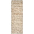 thumbnail image 2 of SAFAVIEH Constance Braided Plush Shag Runner Rug, White/Beige, 2'3" x 7', 2 of 5