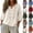 #01 Beige, variant on Cotton Linen Shirts for Women Trendy Retro Embroidered 3/4 Sleeve Boho Blouse Dressy Casual Bohemian Tops Loose Tunics ,3XL,#01 Orange