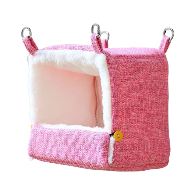 TIELUTT Parrot Warm Lined Winter Cold Proof Pet Nesting Boxes Outdoor Pethouses Hanging Pole Mount Pet Feeders for Outdoors Galvanized Pet for outside Pet for outside Hanging Window