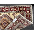 thumbnail image 5 of 3X4 Beige Kazak Handmade Wool Rug # 13026, 5 of 6