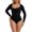 Black, variant on Lenpel Women's Bodysuits Long Sleeve Square Neck Waist Trained Stretchy Slim Shapewear Clothes Going out Tops